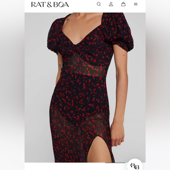 RAT & BOA Magnolia Floral Dress - Picture 3 of 7